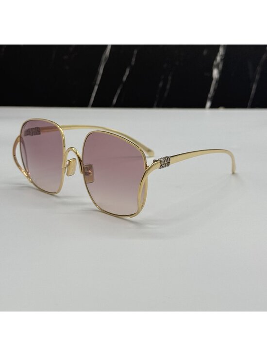 NEW MIU MIU MUA57S 5AK40S SUNGLASSES GOLD/PINK WOMEN MU A57S, SMU A57 EYEWEAR main image 5